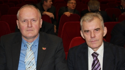 ветераны следствия: слева Касьянчик Виталий Геннадьевич и справа Жданович Анатолий Николаевич 