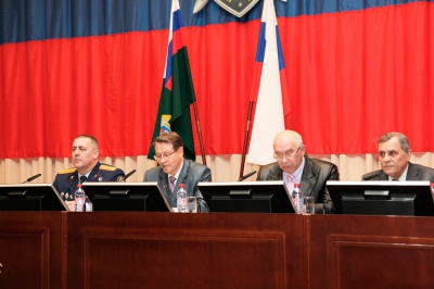 Президиум отчетного собрания Национальной Ассоциации «Союз ветеранов следствия»